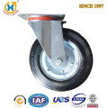 China Swivel european style Heavy Duty Industrial Rubber Wheel